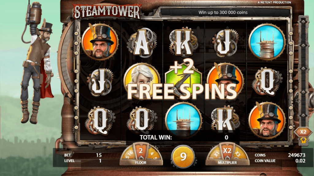 The Steam Tower slot darmowe spiny